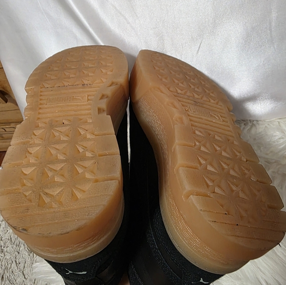 Puma Black and Gum Women's Mayze  High-Top Sneakers - Picture 5 of 6